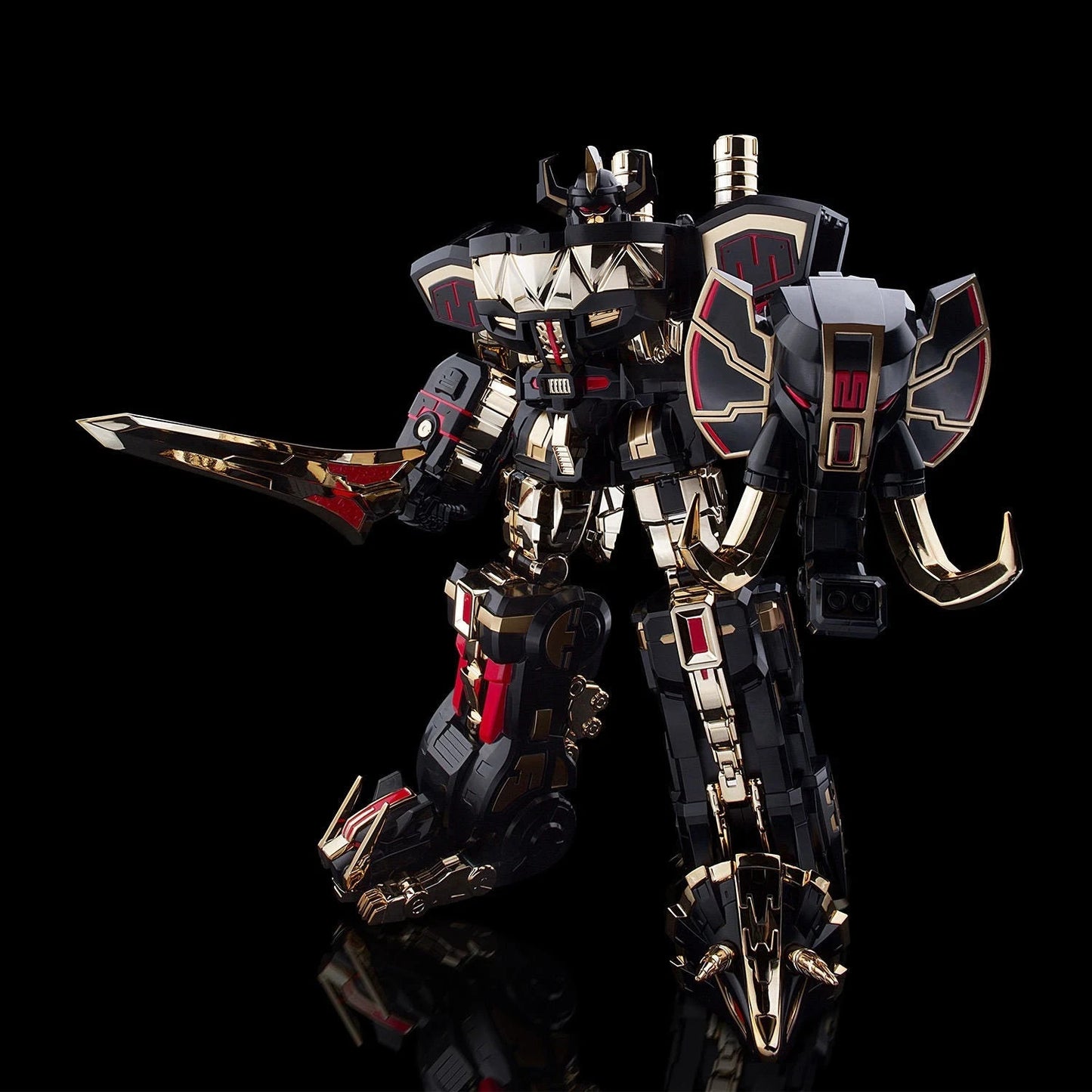 Flame Toys Furai Model Power Rangers Megazord Black Limited Model Kit