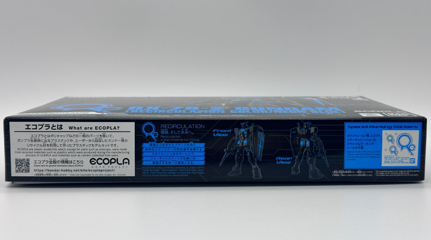 RX-78-2 Gundam Entry Grade Ecopla Recirculation Color Neon Blue Limited