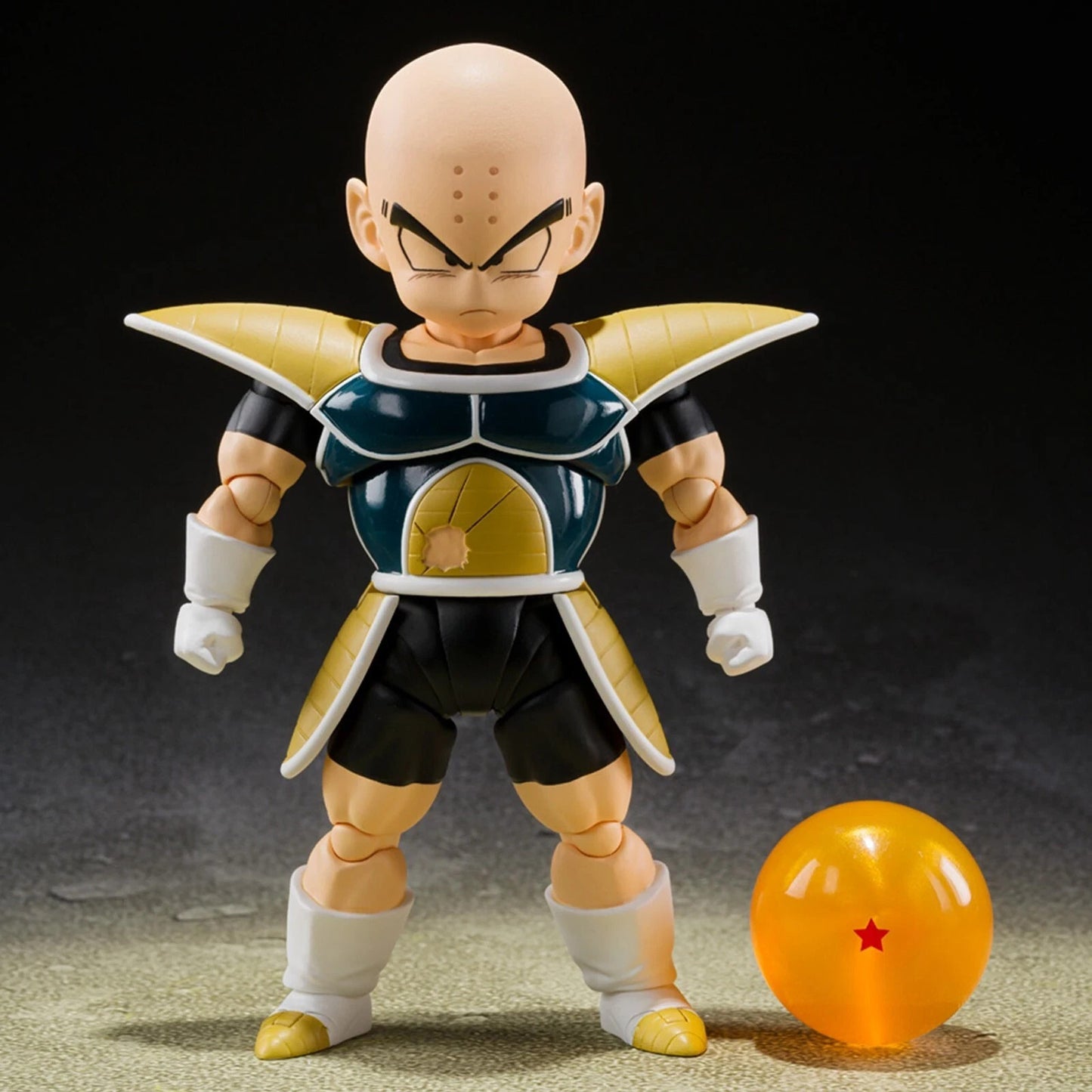 SH Figuarts Krillin Saiyan Armor Dragon Ball Z Bandai Tamashii Nations