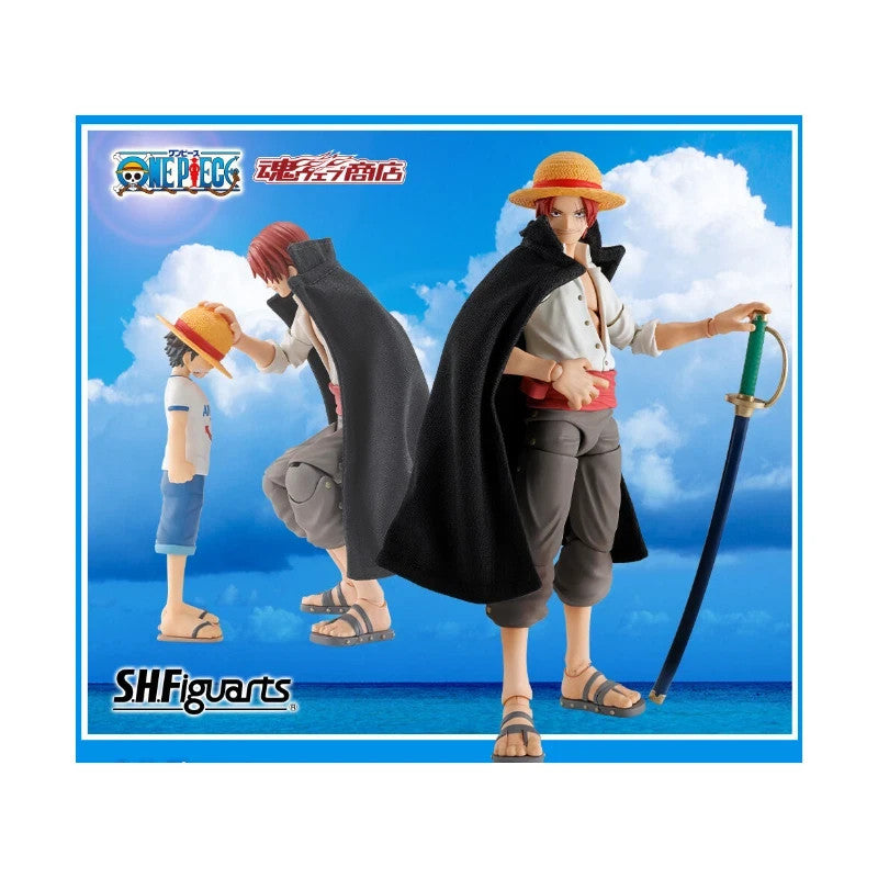 S.H.Figuarts Shanks & Monkey D Luffy Childhood One Piece SHF Bandai Tamashii