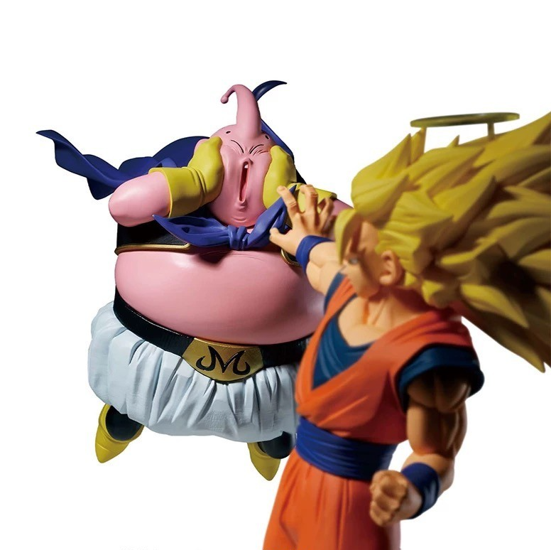 Dragon Ball Z Match Makers Goku SSJ3 & Majin Buu Figure Set Banpresto