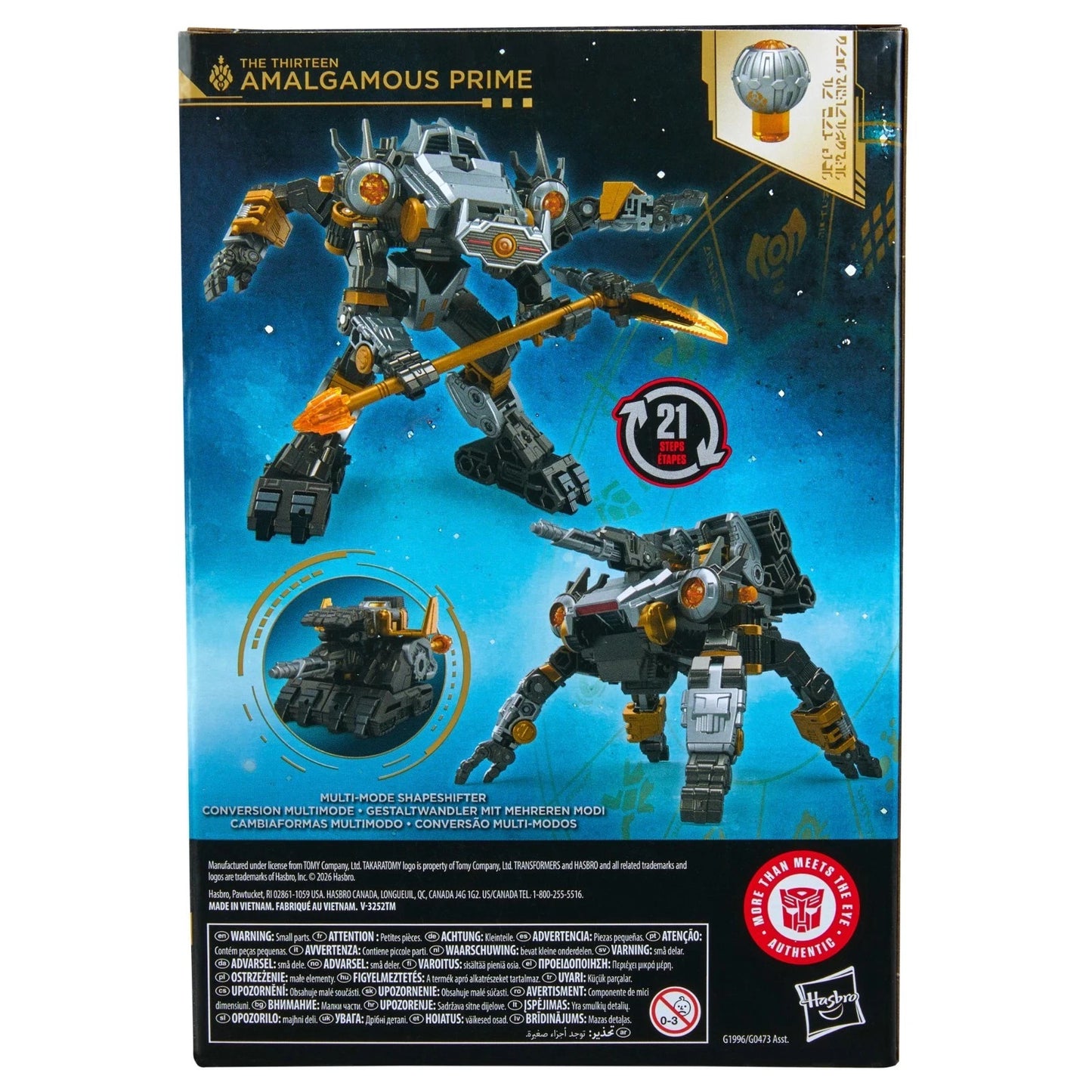 Transformers Age of the Primes Amalgamous Prime Deluxe Class Hasbro Figure New