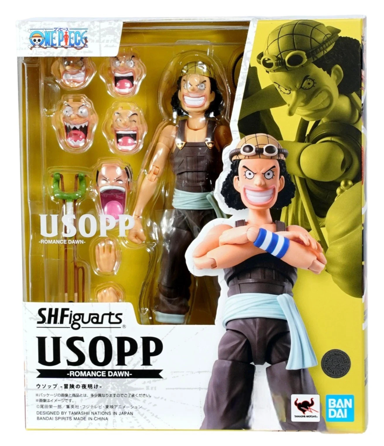 S.H.Figuarts Usopp Romance Dawn One Piece SHF Bandai Tamashii Nations