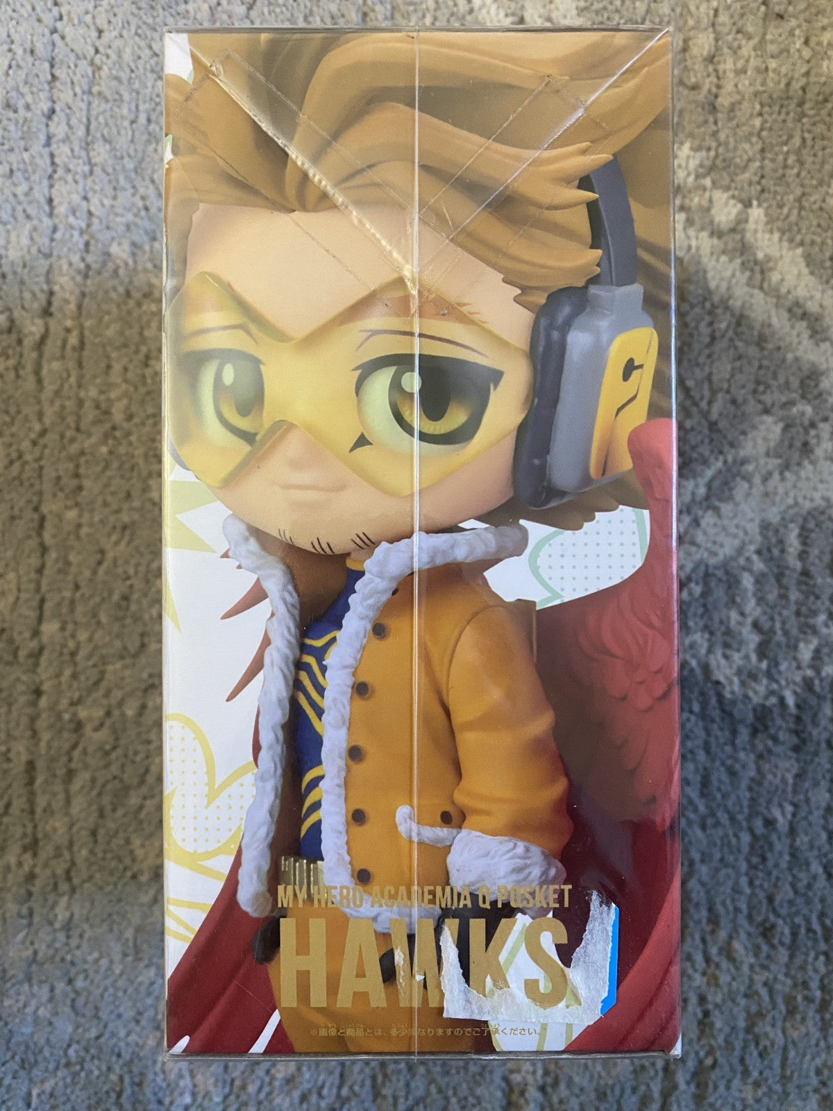 Japan My Hero Academia Q Posket HAWKS A Figure Anime Movie Toy Banpresto Bandai