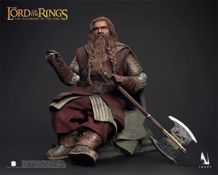INART Gimli 1/6 Figure Lord of the Rings Fellowship Dwarf Collectible PREORDER