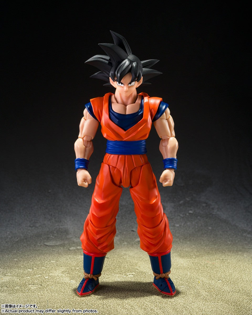 SHF Goku The Saiyan Raised on Earth Dragon Ball Z Figure Bandai Preorder