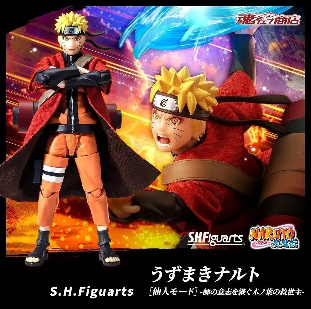SH Figuarts Naruto Uzumaki Sage Mode Savior of Konoha Bandai Tamashii Figure