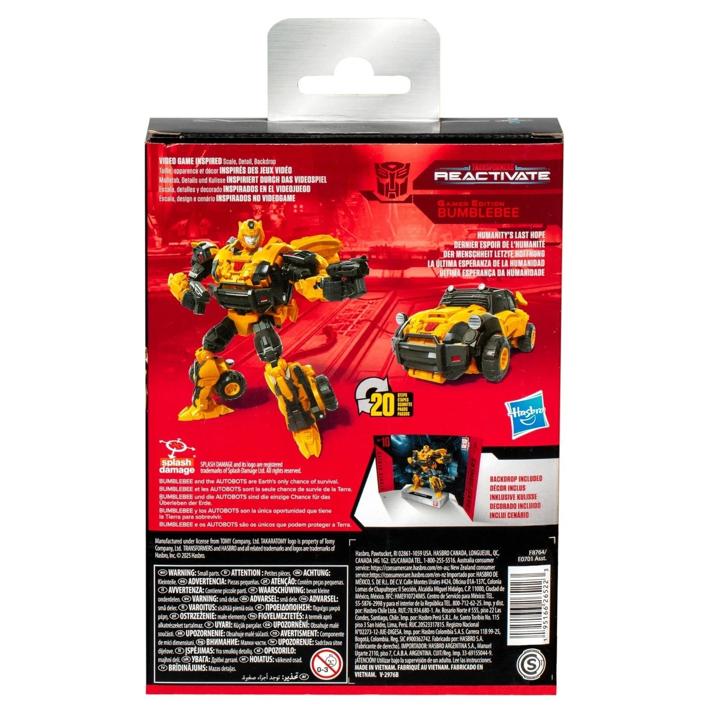Transformers Studio Series Gamer Edition Bumblebee #10 Hasbro Takara Tomy NEW