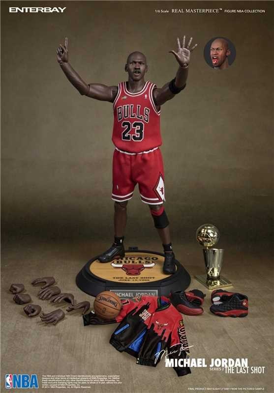 Preorder Enterbay Michael Jordan Last Shot 1/6 Figure Bulls NBA