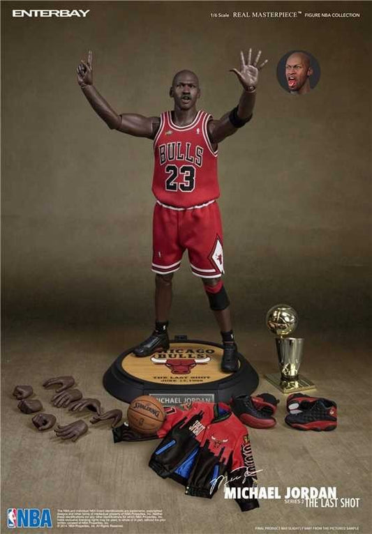 Preorder Enterbay Michael Jordan Last Shot 1/6 Figure Bulls NBA