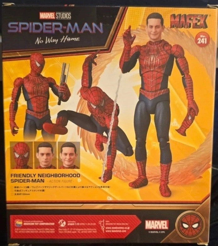 MAFEX No.241 Friendly Neighborhood Spider-Man No Way Home Medicom Figure