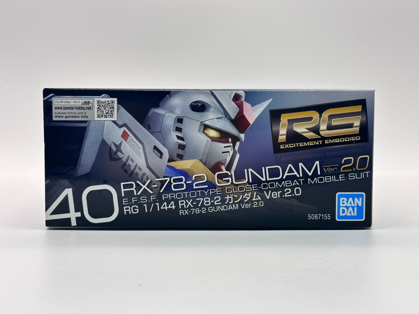 Bandai RG 1/144 RX-78-2 Gundam Ver.2.0 Real Grade Mobile Suit Model Kit New