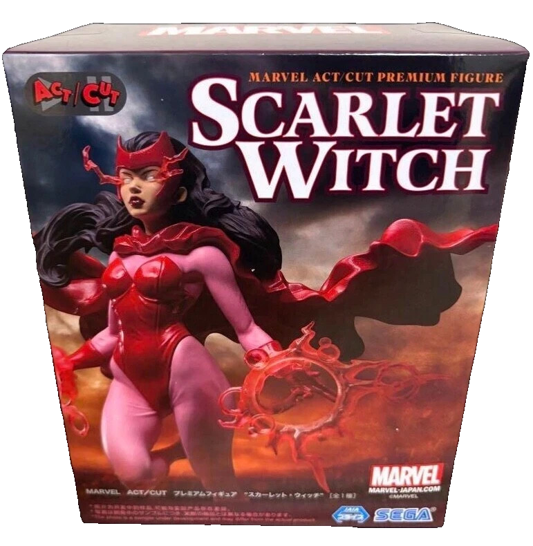 Marvel Scarlet Witch Act/Cut Premium Figure SEGA Marvel Act Cut Collectible