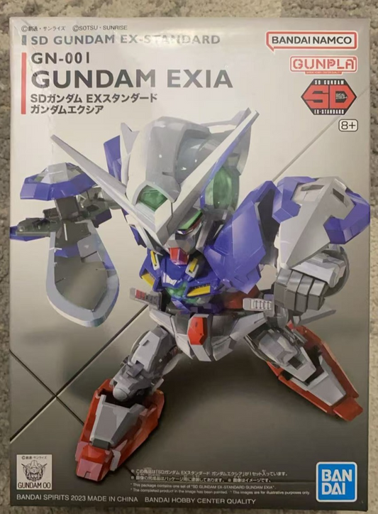 SD Gundam EX-Standard GN-001 Gundam Exia Model Kit | Bandai Namco Gunpla Authent