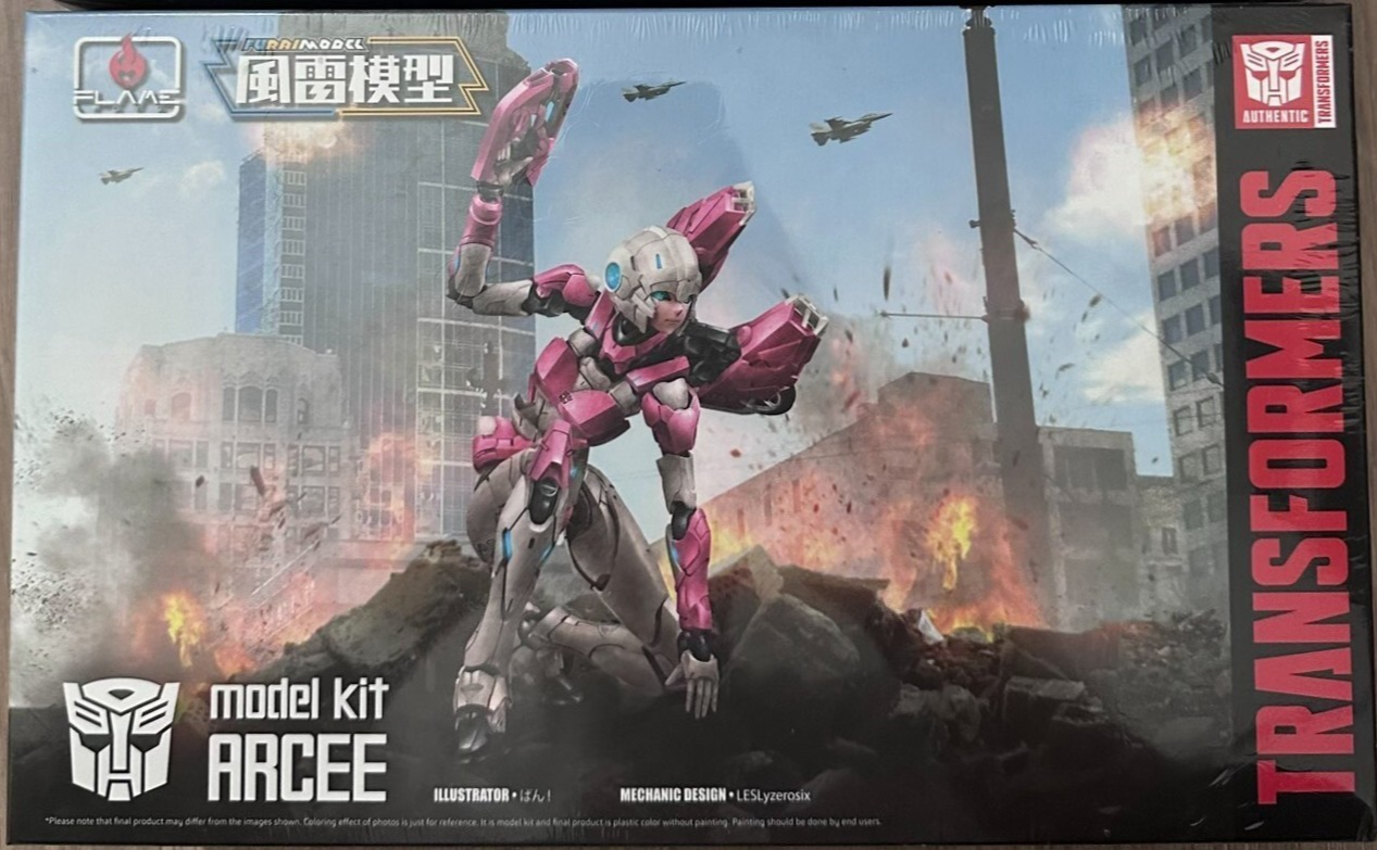 Transformers Arcee Furai Model Kit Flame Toys Arcee Plastic Model Kit Autobot