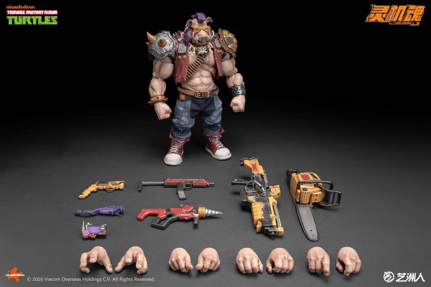 TMNT Bebop 1/12 Action Figure LingJiHun PREORDER