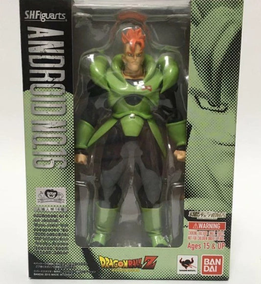 SH Figuarts Android 16 Dragon Ball Z Bandai Tamashii Nations Action Figure