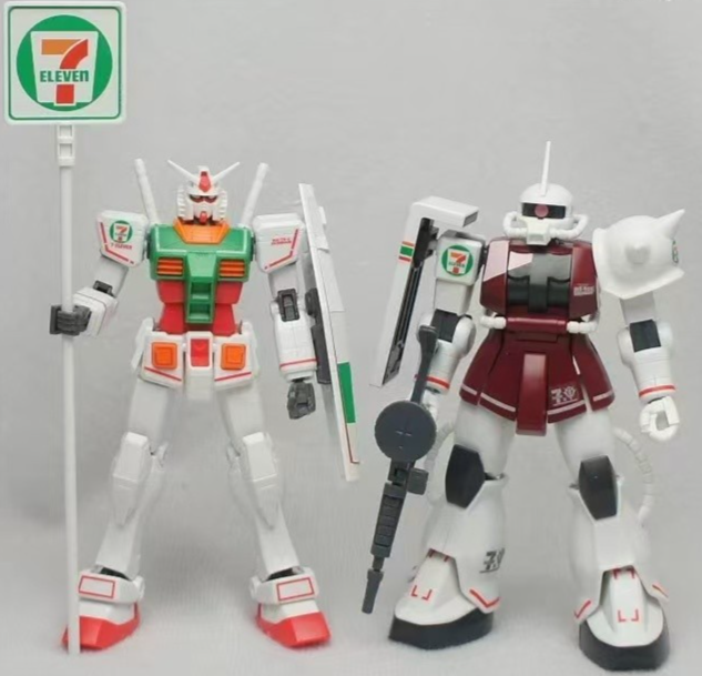 Bandai HG 1/144 MS-06S Zaku II Char’s Custom 7-Eleven Exclusive–Limited Edition