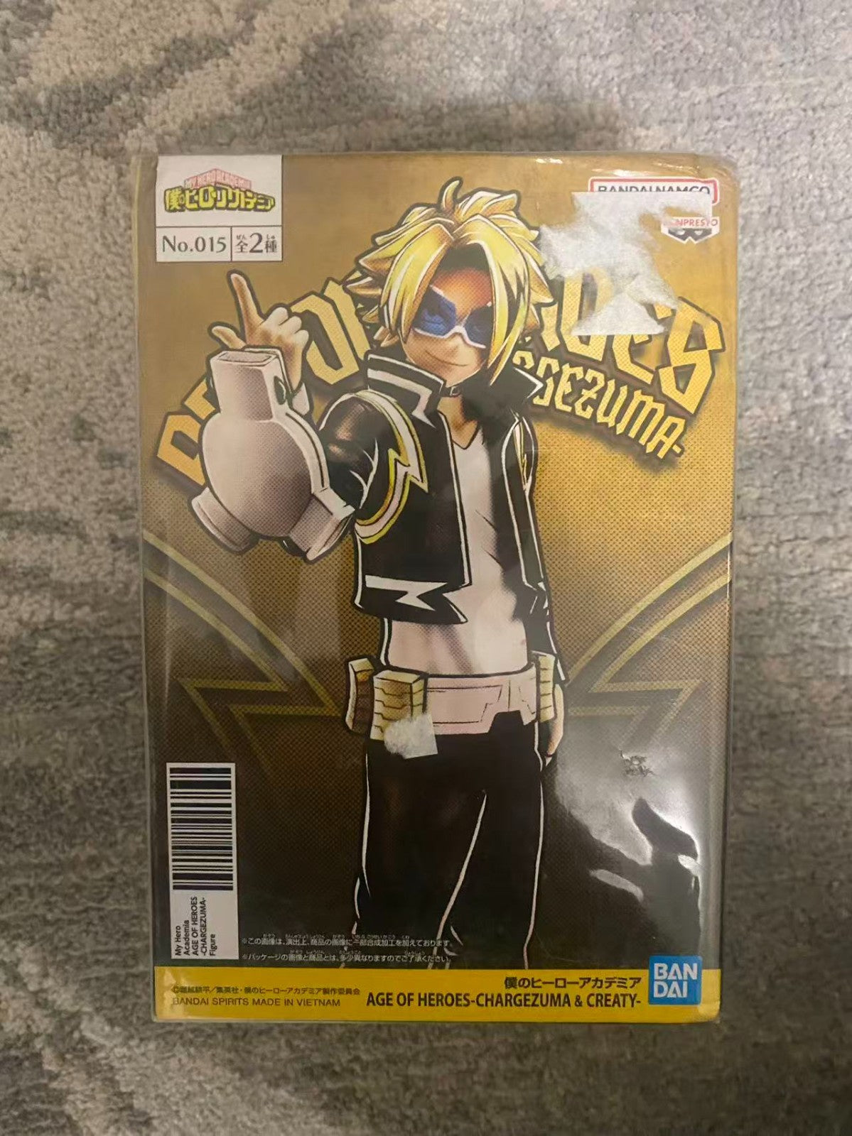 New Banpresto Denki Kaminari CHARGEZUMA figure My Hero Academia AGE OF HEROES