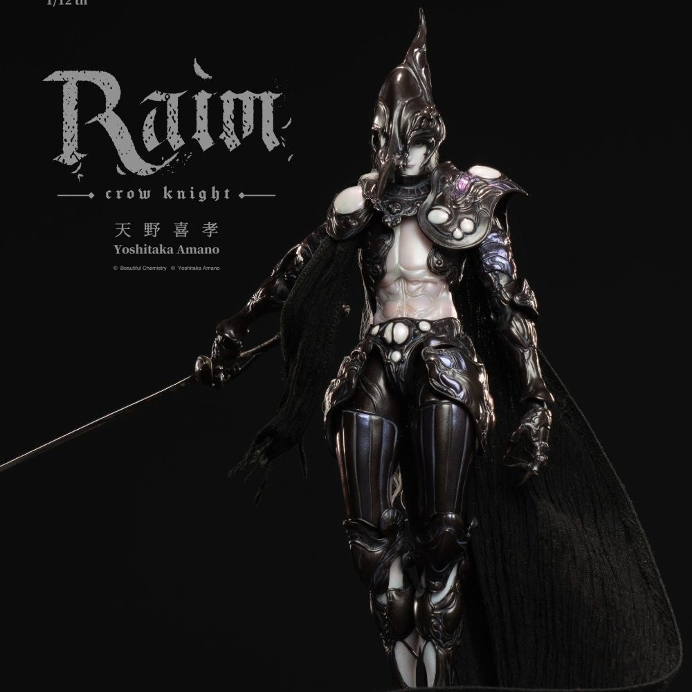 Yoshitaka Amano Crow Knight Raim 1/12 Art Figure Collectible PREORDER Jan 2027