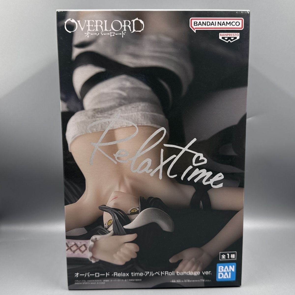 Overlord Albedo Relax Time Roll Bandage Version Banpresto Prize Figure NEW