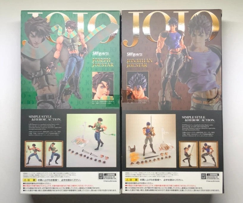 SH Figuarts Jonathan & Joseph Joestar JoJo Bizarre Adventure Bandai Figure Set