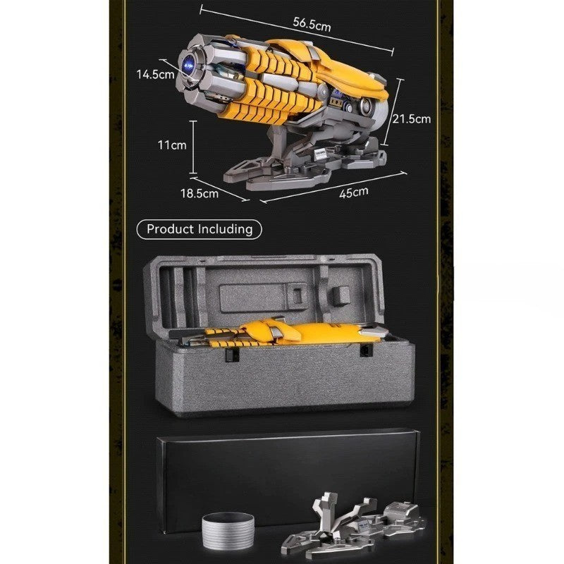 Transformers Bumblebee Wearable Hand Cannon LED Light Sound Effect Display Prop