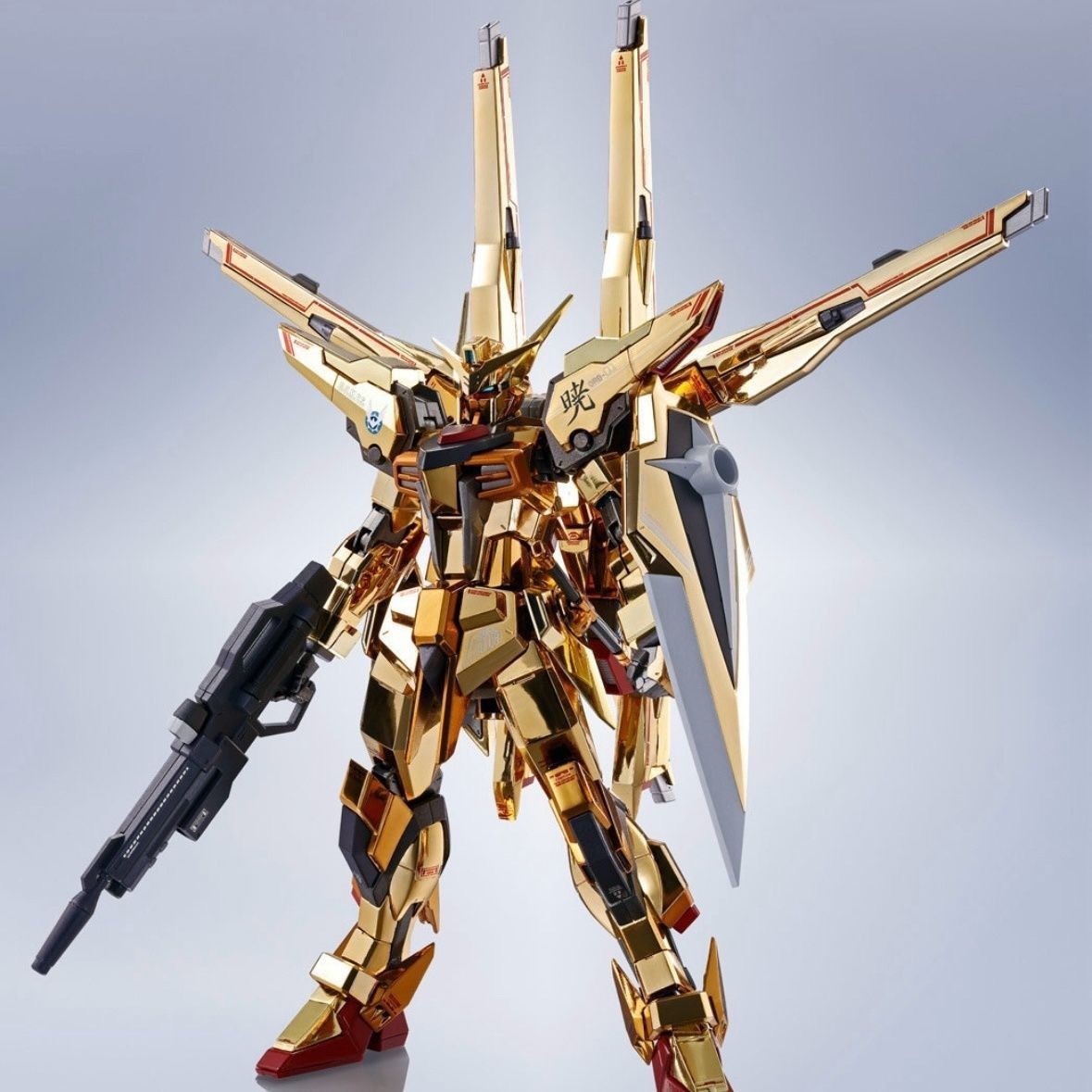 Bandai Metal Robot Spirits Akatsuki Gundam Shiranui Unit SEED Freedom Ver