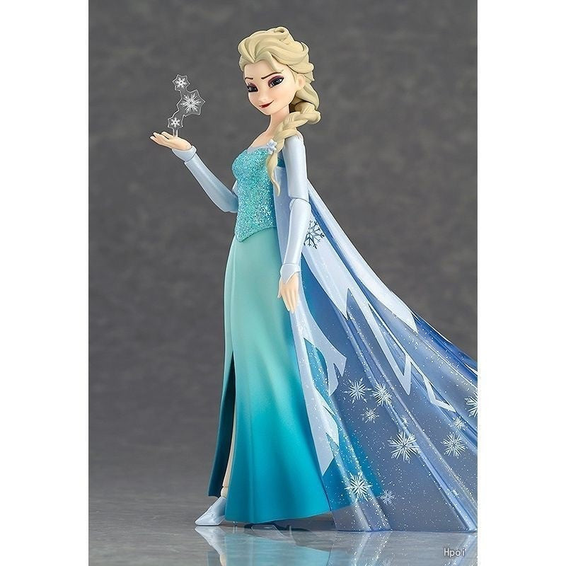 Disney Figma 308 Elsa Frozen Action Figure Max Factory + Olaf New Authentic