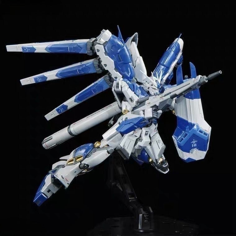 Bandai RG 1/144 Hi-V Gundam Titanium Finish The Gundam Base Limited New