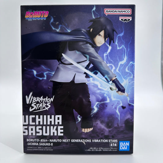 Boruto Naruto Uchiha Sasuke Vibration Stars II Figure Banpresto Bandai New