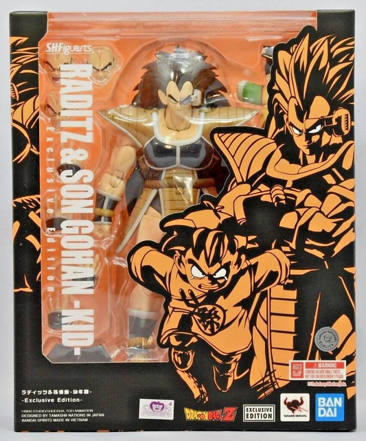 S.H.Figuarts Raditz & Son Gohan Kid Exclusive Dragon Ball Z Bandai