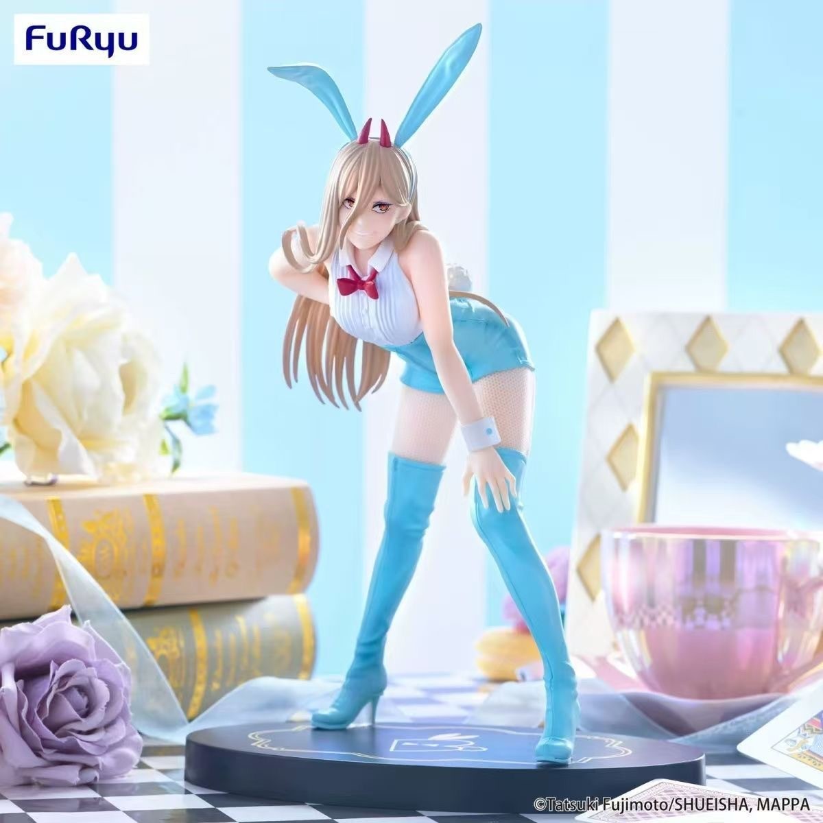 Chainsaw Man Power BiCute Bunnies Figure Light Blue Ver. | Round1 Limited | SEGA