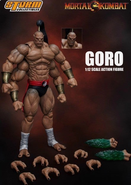 Storm Collectibles Mortal Kombat Goro 1/12 Action Figure Authentic