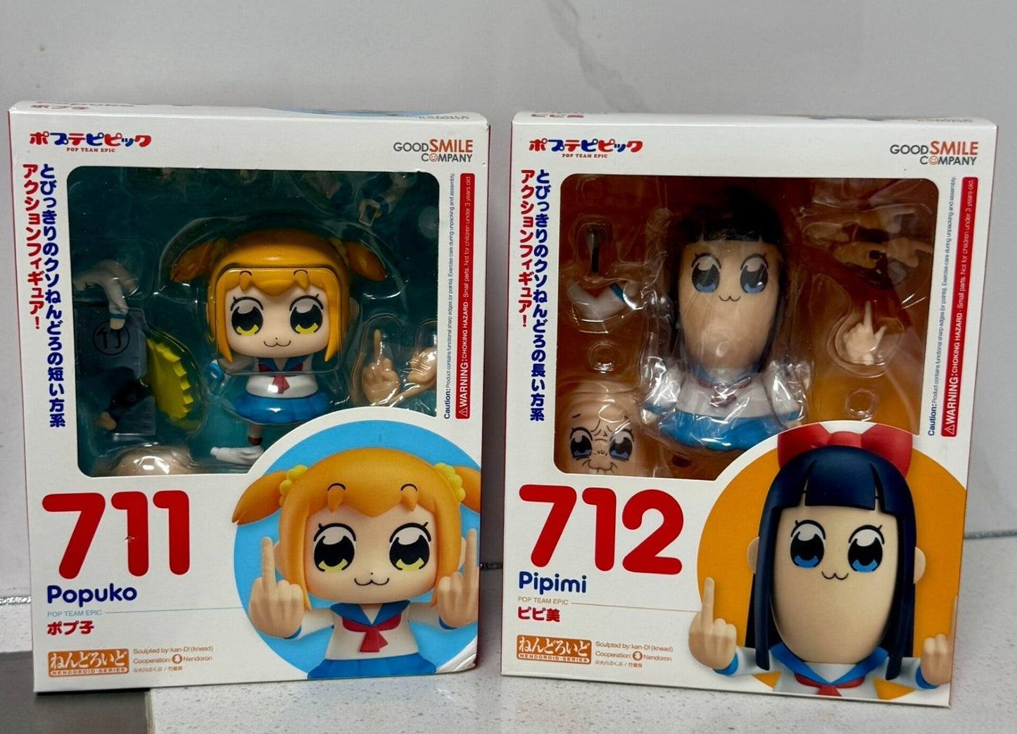 GSC Nendoroid 711 Popuko & 712 Pipimi – Pop Team Epic | Official Figures New