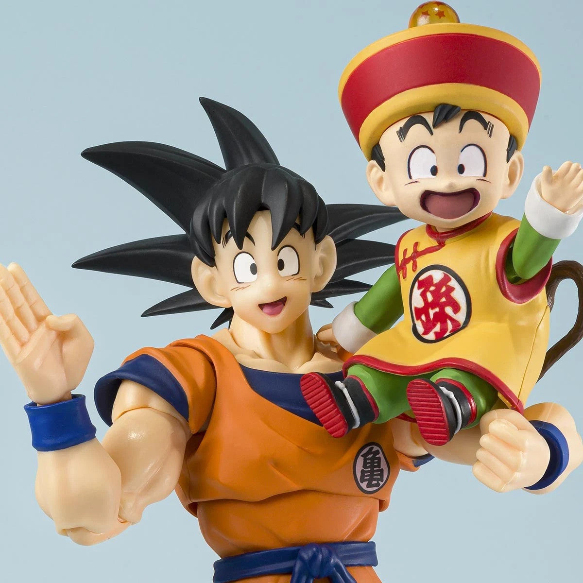 SHF Goku & Kid Gohan Nimbus Dragon Ball Z Figure Bandai Tamashii
