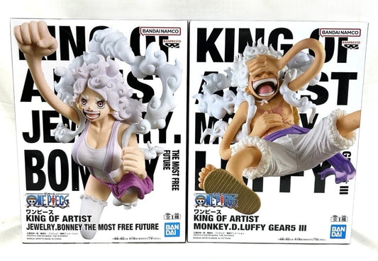 Banpresto One Piece Luffy Gear 5 III & Bonney KOA Figure Set