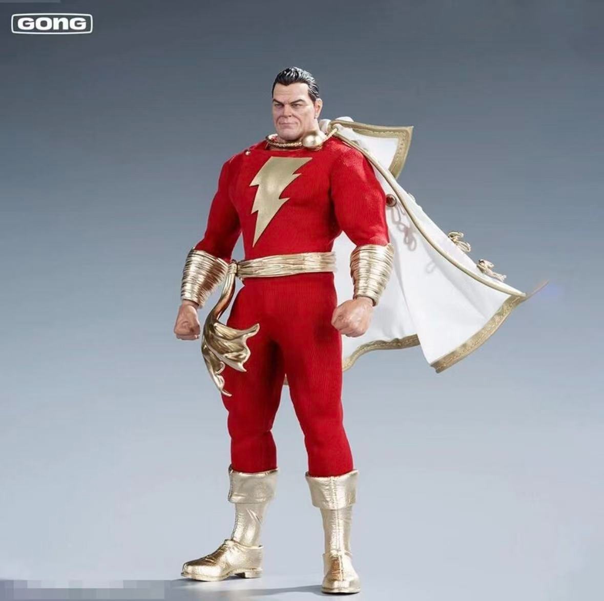 Shazam 1/12 Scale Action Figure GONG DC Comics Warner Bros Licensed Set w/Bonus