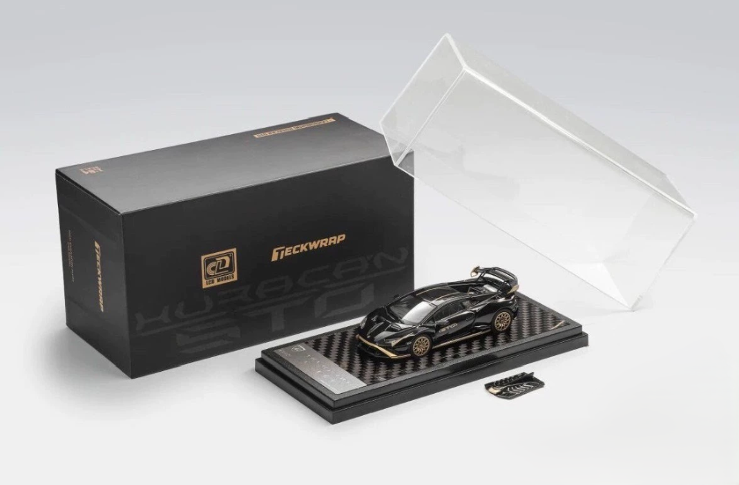 LCD 1/64 Lamborghini Huracan STO Black Gold HEC 2026 Limited 1699