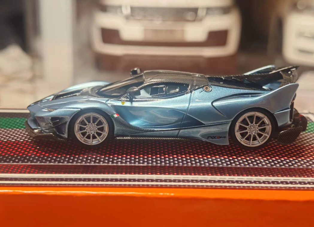 U2 1/64 Ferrari FXX-K Evo Metallic Blue Limited 199