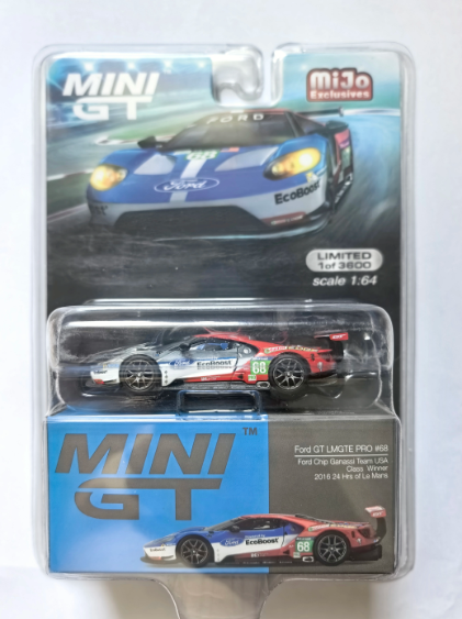 MINI GT 278 Ford GT LMGTE PRO 68 2016 24H Le Mans Chase