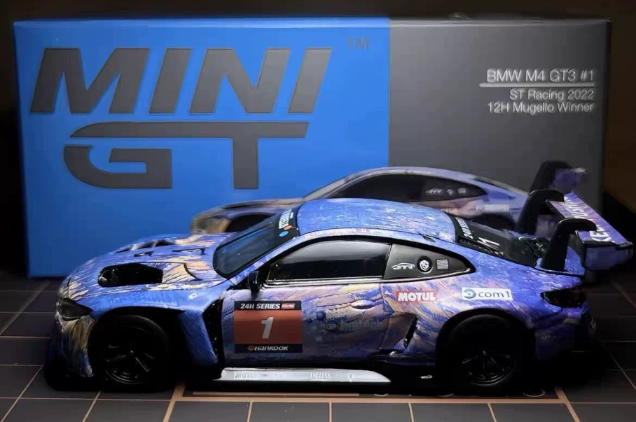 MINIGT 1/64 BMW M4 GT3 Van Gogh Livery #439