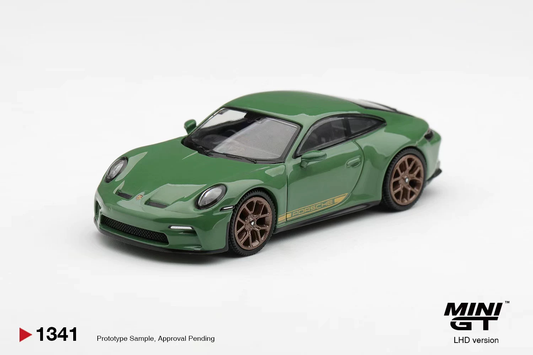 MINI GT 1/64 Porsche 911 (992) GT3 Touring Green Preorder