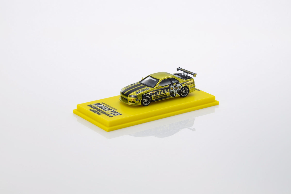 Kyosho 1/64 Nissan Skyline GTR R34 Oneyes Yellow Model