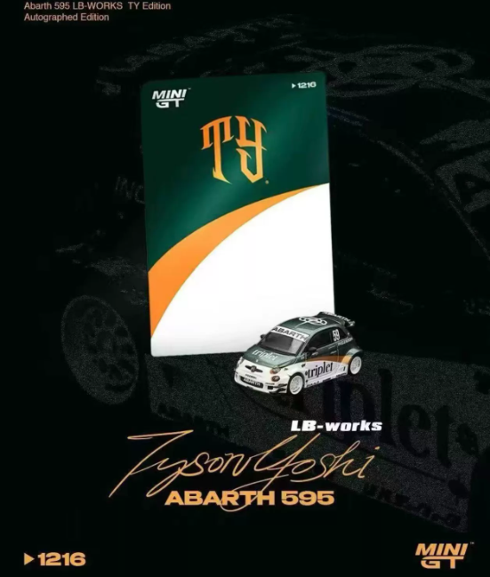 MINI GT 1216 LB Abarth 595 TY Hong Kong Exclusive