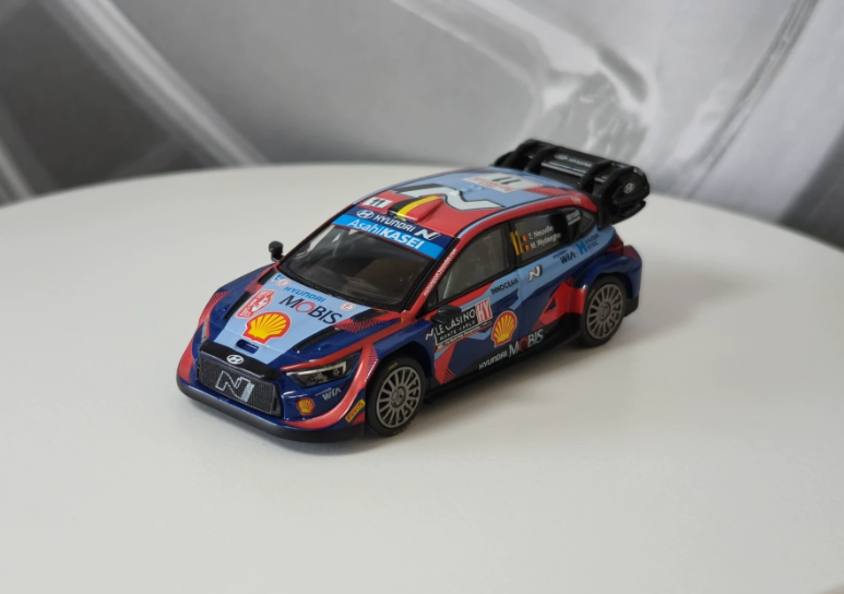 MINI GT 710 Hyundai i20 N Rally1 Hybrid Monte Carlo 2023 3rd