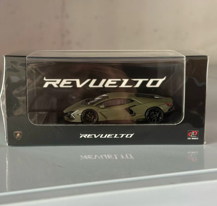 LCD Models 1/64 Lamborghini Revuelto Matt Green