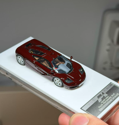SCM MY64 McLaren F1 1/64 Dark Burgundy Red Mr Bean Ltd Ed 99