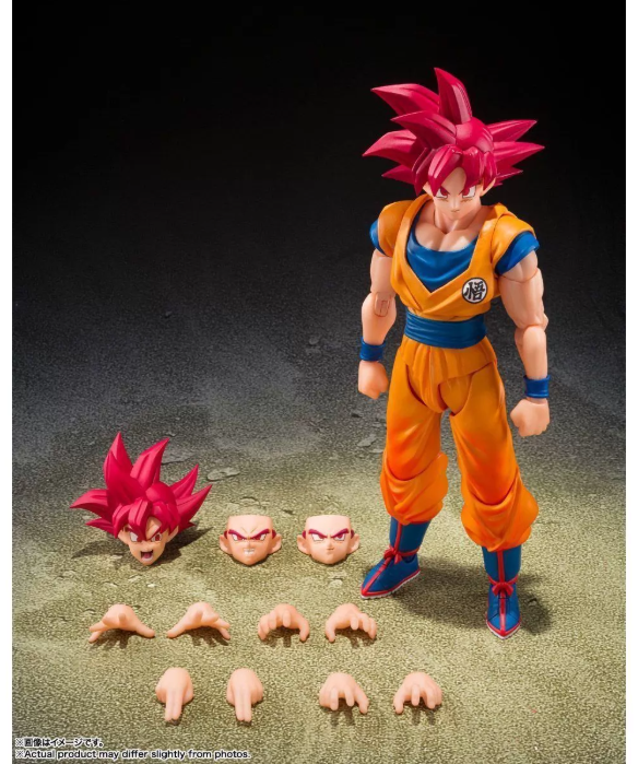 Bandai SHFiguarts Dragon Ball Super Saiyan God Son Goku Aura 3.0