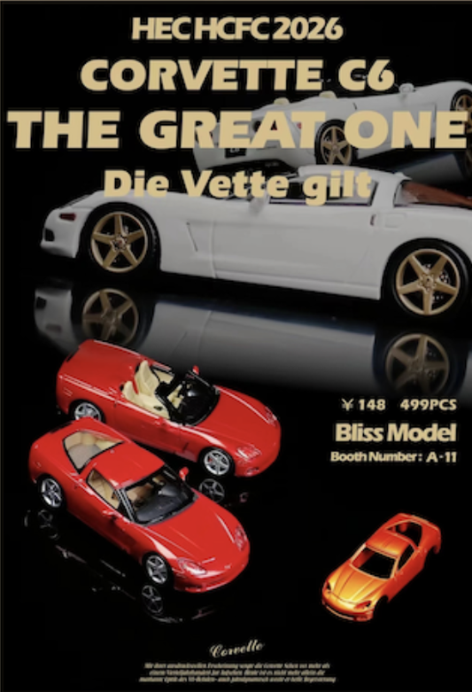 HCFC Bliss Model 1/64 Corvette C6